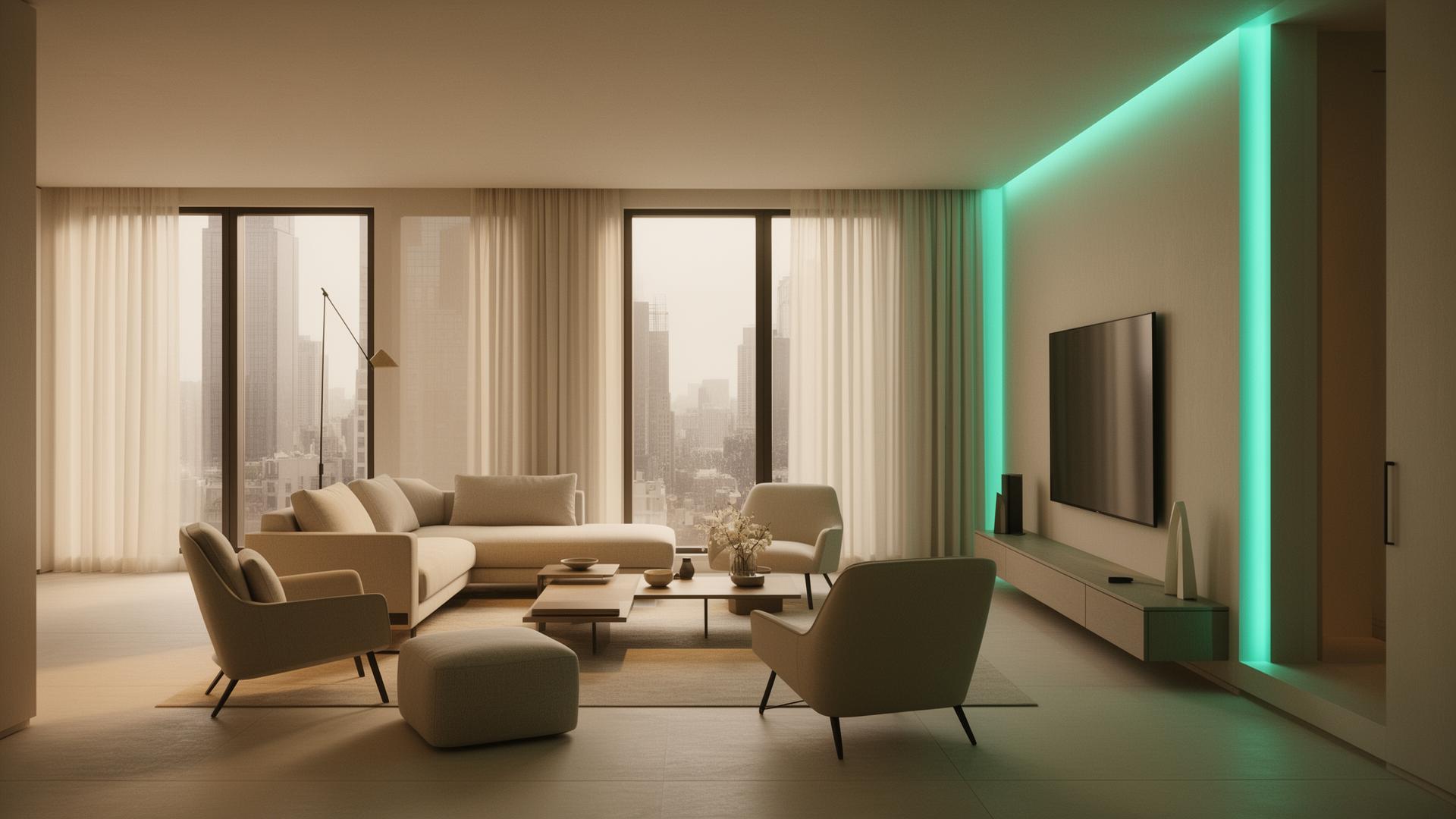 Modern eingerichtetes nomix Apartment